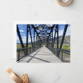 Two Rivers Bridge ノートカード (正面/裏面インサイチュ)