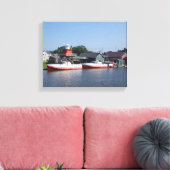 Two Rivers, Wisconsin canvas print キャンバスプリント (インサイチュ (リビング))