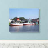 Two Rivers, Wisconsin canvas print キャンバスプリント (インサイチュ (ウッドフロア))