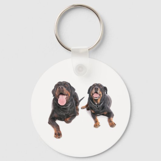 two rottweilers, キーホルダー (正面)
