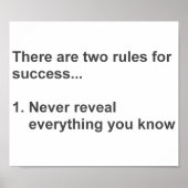 Two Rules For Success Revealed ポスター (正面)
