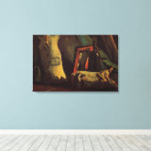 Two Sacks and aボトルby Vincent van ゴッホ キャンバスプリント (インサイチュ (ウッドフロア))