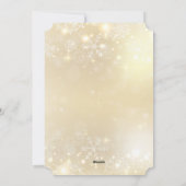 Two Santas His and His Wedding Shower Invitation シーズンカード (裏面)