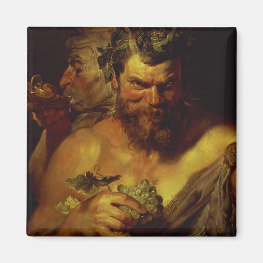 Two Satyrs (パネル上の油) マグネット (正面)