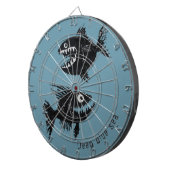 Two scary fish, personalized ダーツボード (正面右)