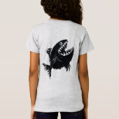 Two scary fish, personalized tシャツ (裏面)