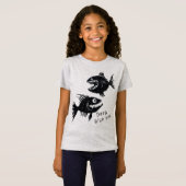 Two scary fish, personalized tシャツ (正面フル)