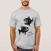 Two scary fish, personalized tシャツ (正面)