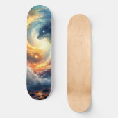 Two sea monsters chase each other, fantasy  スケートボード (正面)