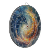 Two sea monsters chase each other, fantasy  ダーツボード (正面左)