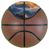 Two sea monsters chase each other, fantasy バスケットボール (右)