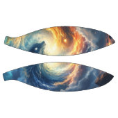 Two sea monsters chase each other, fantasy バスケットボール (パネル)