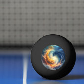 Two sea monsters chase each other, fantasy  卓球ボール (ネット)