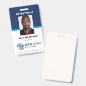 Two Shades Blueロゴと写真を追加 バッジ (Front & Back)