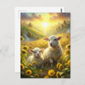 Two Sheep ポストカード (正面/裏面)