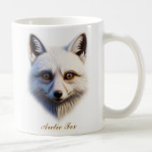 Two-Sided Arctic Fox Coffee Mug Design コーヒーマグカップ