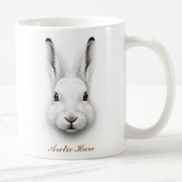 Two-Sided Arctic Hare Coffee Mug Design コーヒーマグカップ