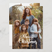 Two Sided Christmas Photo Cards シーズンカード (正面/裏面)