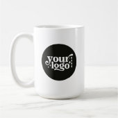 Two-Sided Custom Business Logo Branded コーヒーマグカップ (左)