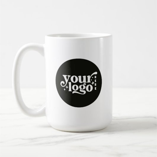 Two-Sided Custom Business Logo Branded コーヒーマグカップ (左)