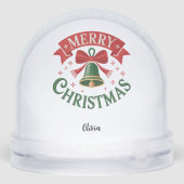 Two-Sided Customizable Snow Globe Snow Globe (裏面)