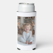 Two Sided Family Holiday Photos スリム缶クーラー (Seltzer裏面)