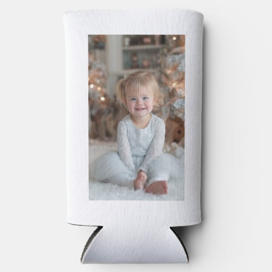 Two Sided Family Holiday Photos スリム缶クーラー (正面)