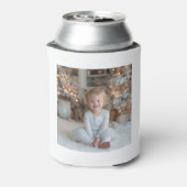 Two Sided Family Holiday Square Photos 缶クーラー (缶裏面)