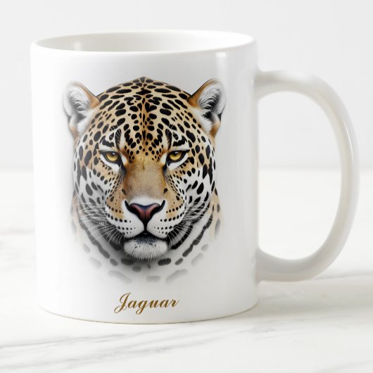 Two-Sided Jaguar Coffee Mug Design コーヒーマグカップ