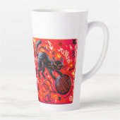 Two-Sided Neon Cat カフェラテマグ (右)