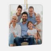 Two Sided Photo Ornament セラミックオーナメント (右)