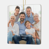 Two Sided Photo Ornament セラミックオーナメント (左)