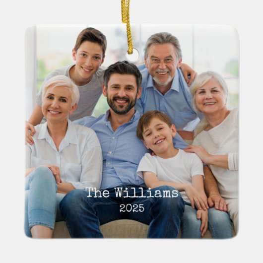 Two Sided Photo Ornament セラミックオーナメント (正面)