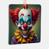 Two Sided Scary Clown セラミックオーナメント (右)