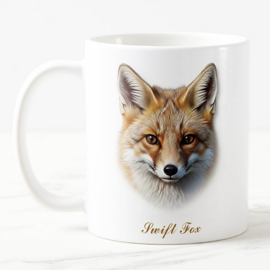 Two-Sided Swift Fox Coffee Mug Design コーヒーマグカップ