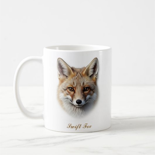 Two-Sided Swift Fox Coffee Mug Design コーヒーマグカップ (左)