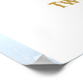 Two Silly Geese Boy & Girl Twins Birthday Welcome ポスター (角)