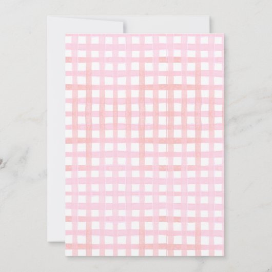 Two Silly Goose 2nd Birthday Pink Invitation 招待状 (裏面)