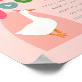 Two Silly Goose Birthday Adoption Station ポスター (角)