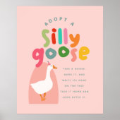Two Silly Goose Birthday Adoption Station ポスター (正面)