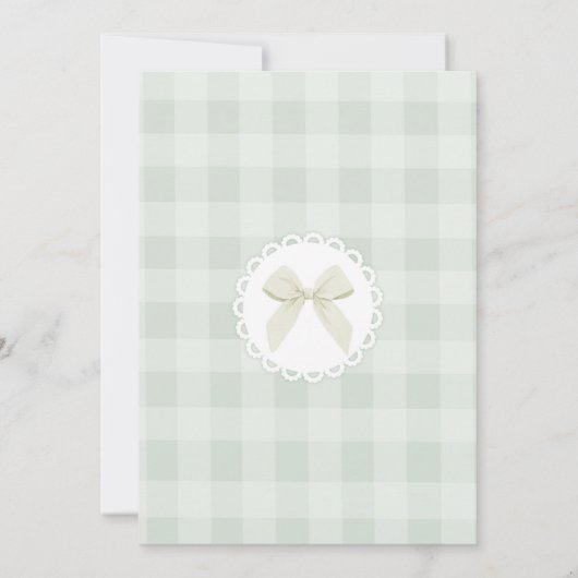 Two Silly Goose Gender Neutral Sage 2nd Birthday 招待状 (裏面)