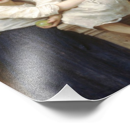 Two Sisters, 1901, William Adolphe Bouguerau フォトプリント (角)