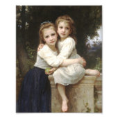 Two Sisters, 1901, William Adolphe Bouguerau フォトプリント (正面)