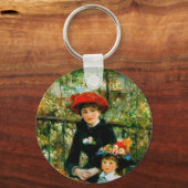 Two Sisters (On the Terrace)バイピエールルノアール キーホルダー (正面)