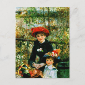 Two Sisters (On the Terrace)バイピエールルノアール ポストカード