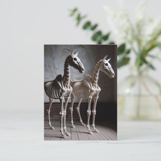 Two Skeletal Horses ポストカード (スタンド正面)