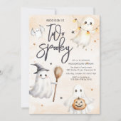 Two Spooky Second Birthday Party Invitation 招待状 (正面)