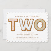 TWO SWEET 2nd Birthday 招待状 (正面)