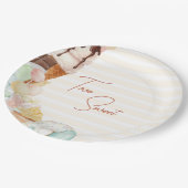 Two Sweet 2nd Birthday Candy Party Plates ペーパープレート (アングル)