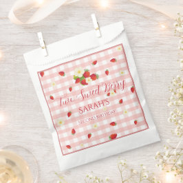 Two Sweet Berry ストロベリー 2歳の誕生日パーティー フェイバーバッグ